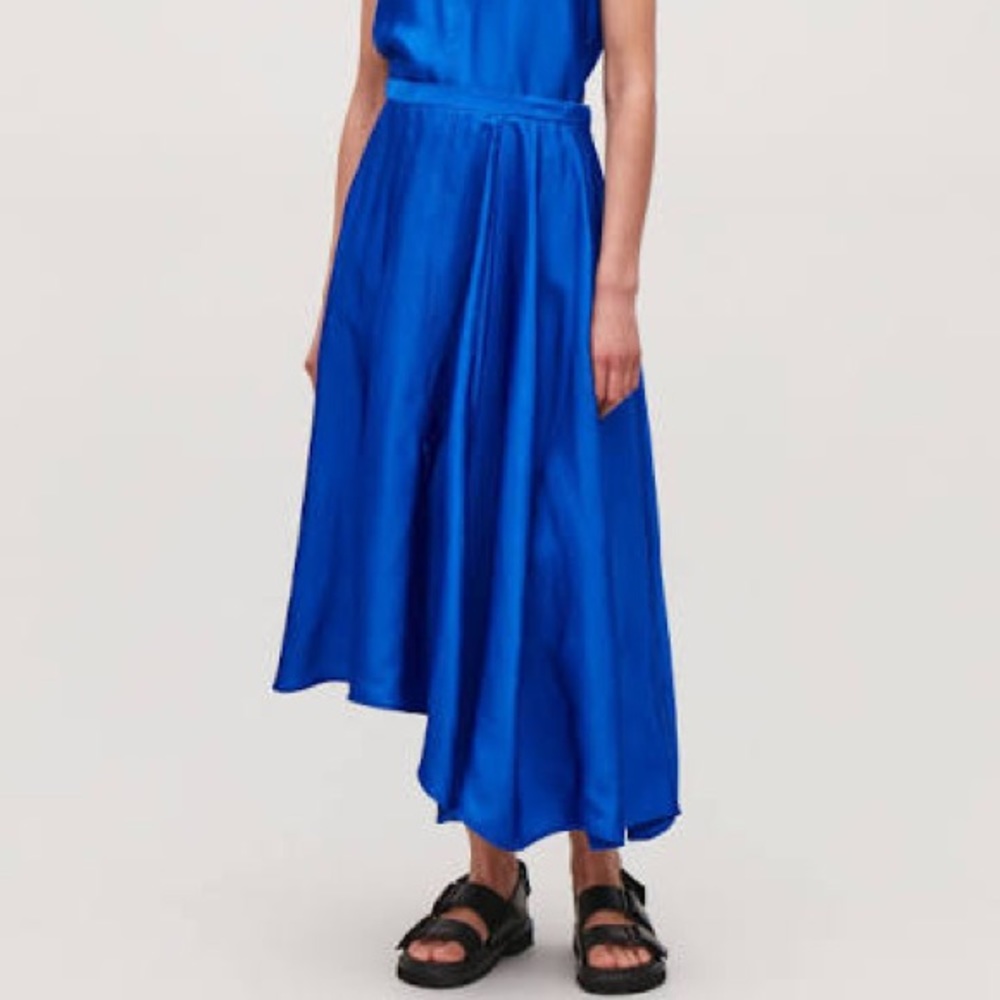 Cos asymmetric skirt
